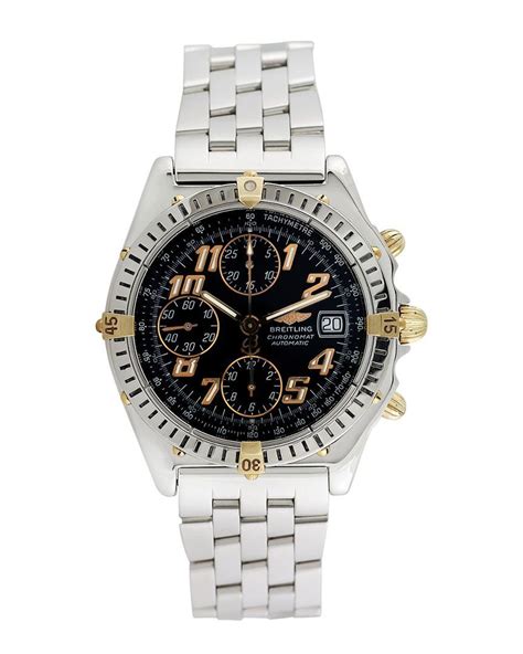 breitling 1990s men's chronomat watch